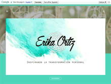 Tablet Screenshot of erikaortiz.com